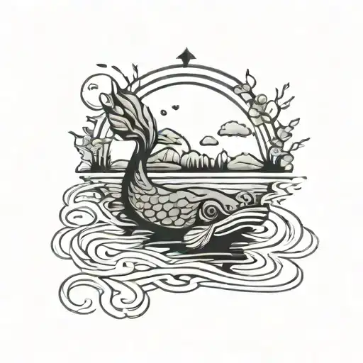 Simple Design Secret Friend Lake Swimming