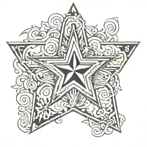 Outline Of The State Of Texas With A Star Over The Lubbock Area