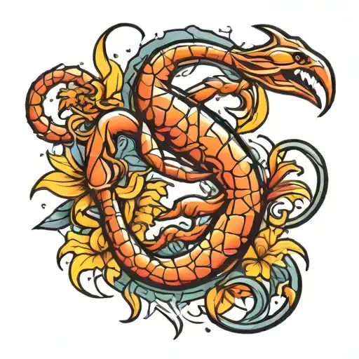 Scorpion And Dolphin