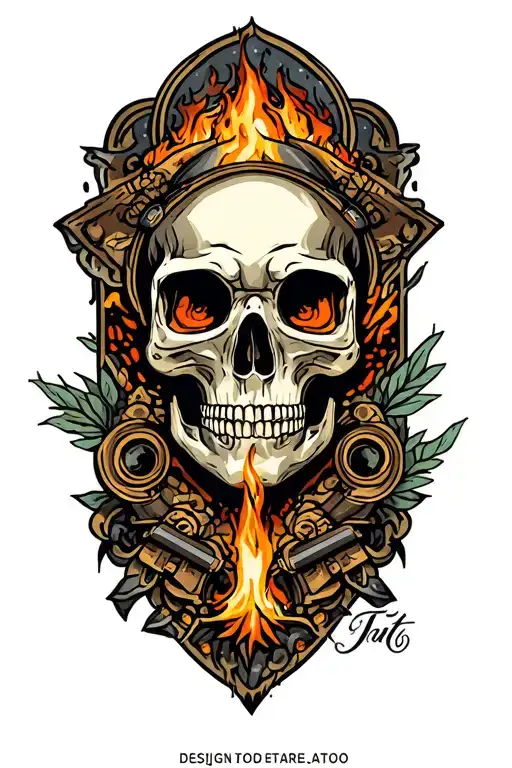 Mining Inspierd Tatto Design