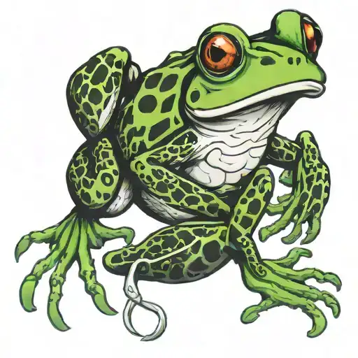 Frog Legs Making The Y