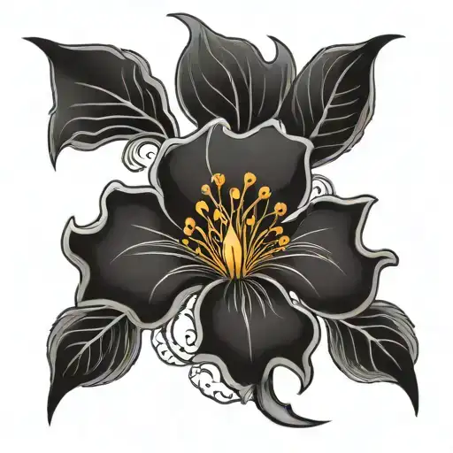 Black Flower
