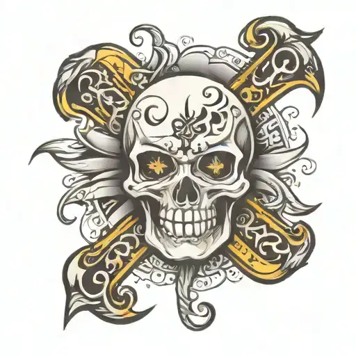 Brain Cancer Ribbon And Smiley Face