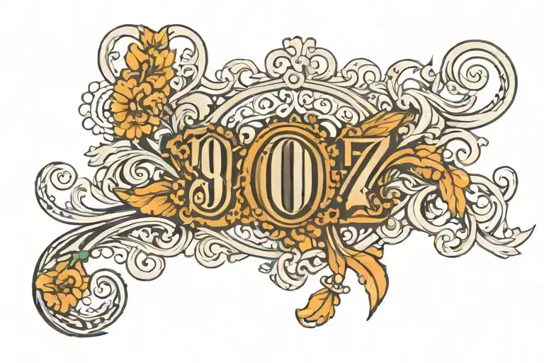 Roman Numbers 1972 10 01 Below Saying Susana Fernandez In A Fancy Font