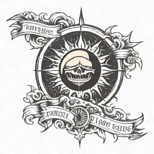 Dark Sun Rising With Text Saying No Matter How Dark It Gets The Suns Gonna Rise Again