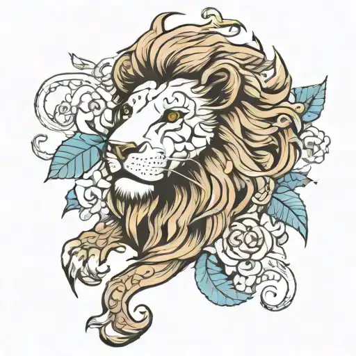 Soft-featured Lion