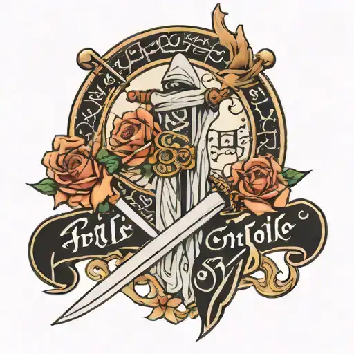 313 In Arabic With Sword