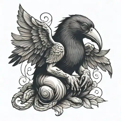 Ganesha Raven Sitting