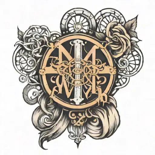 Roman Numerals With Infinity Symbol Intertwined