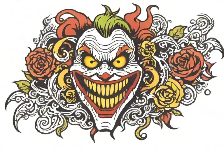 Joker Smiley Face Made