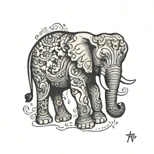 Elephant With Semi Colon