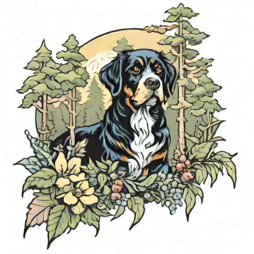 Labernese In Forest Scene