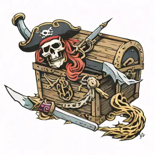 Pirate Cards Chest Cannon Barrel Death With Scythe