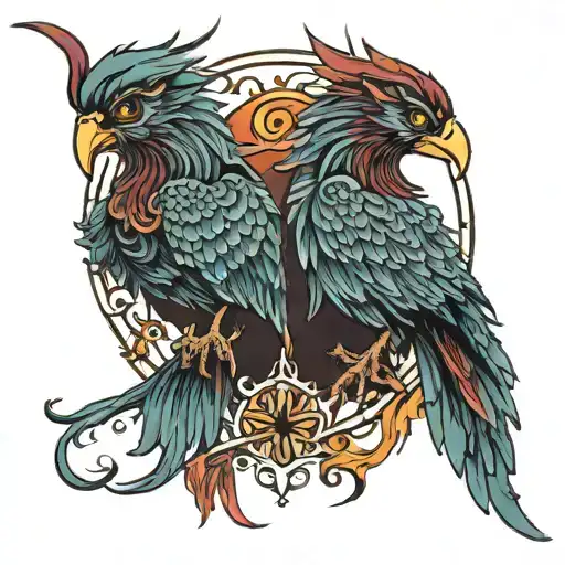 Gemini Twin Pheonix Evil And Good