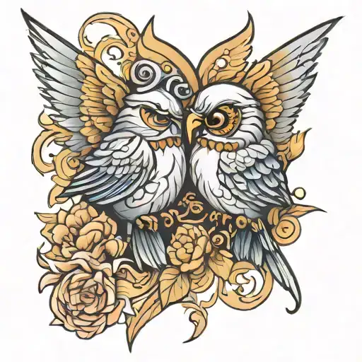 Gemini Twin Bird Evil And Good