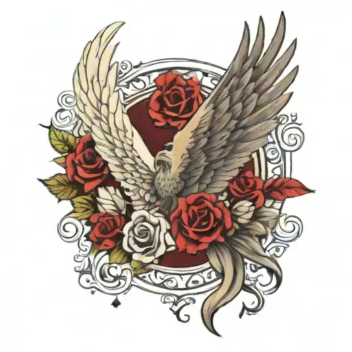 1923-2023 With Angel Wings With A Dear