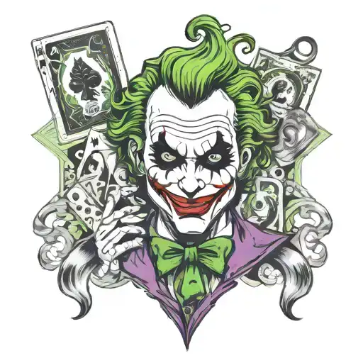 The Joker With Smoke Cards And Why So Serious Quote