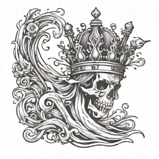 Crown And River Flowing