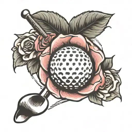 Golf And Rose