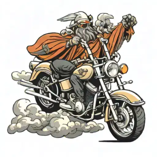 Motorcycle In Heaven