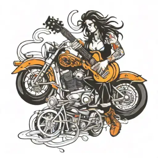Guitar And Motorcycles