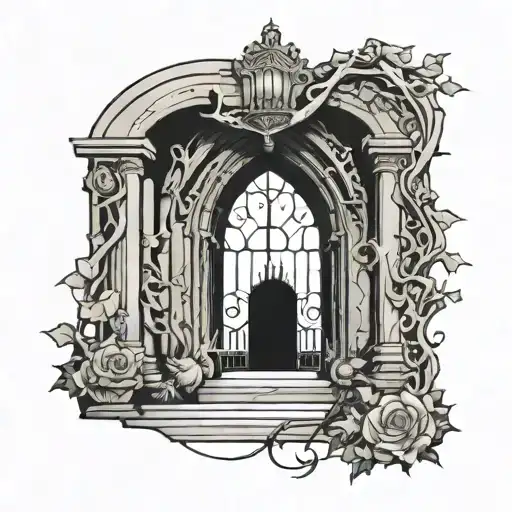 Gothic Doorway Portal Opening
