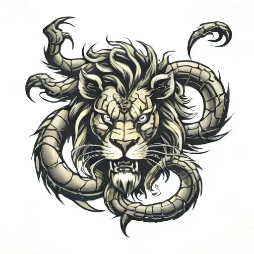 Lion A Scorpion