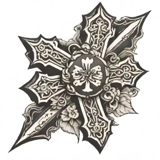 Memorial Cross With Date