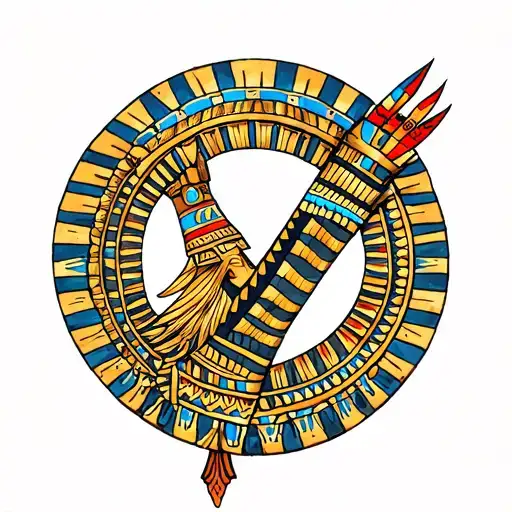 Traditional Egyptian Arm Sleeve Design