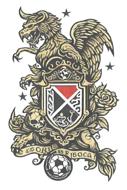 Georgian Football Team Logo