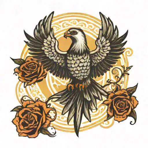 Fallujah Background With An Ospery Flying Over