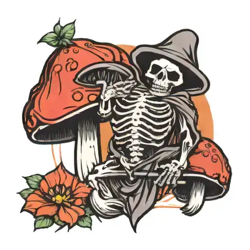 Happy Reaper And Happy Mushroom Growing