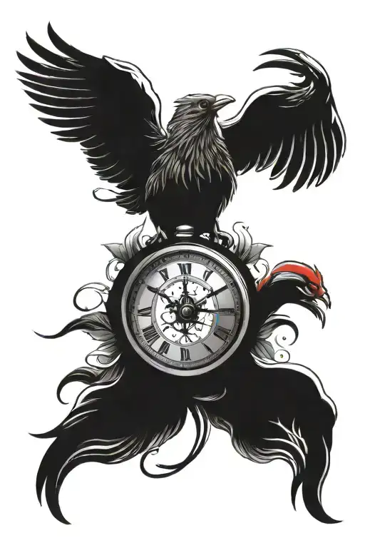 Basic Tattoo Resembeling The Tend Of Time