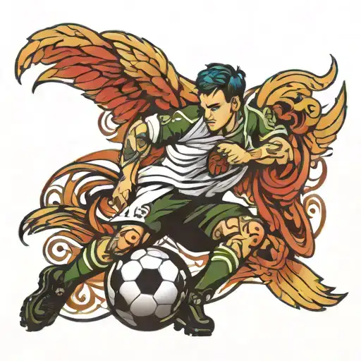 Virgo Soccer Player Military