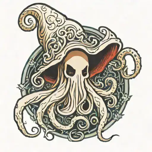 Hood Ghost With Tentacles