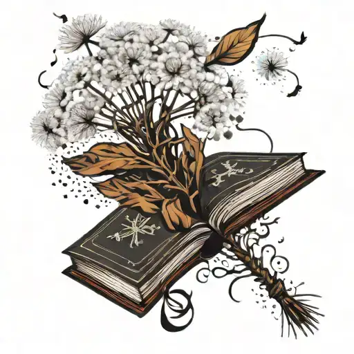 Books Dandelion Blowing