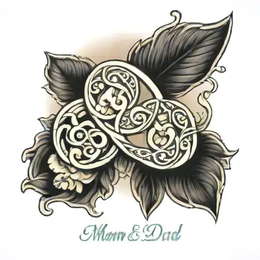 Mum And Dad Infinity Symbol