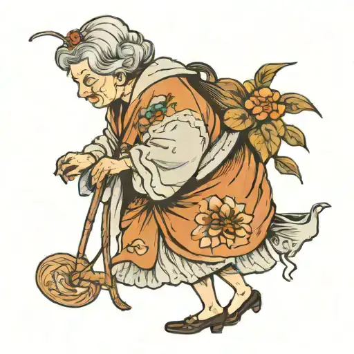 Great Grandma Walking