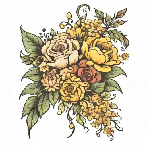 Birth Month Flowers Bouquet