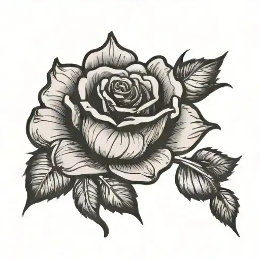 Rose With Stem As Date November 27Th With Splotches On The Side