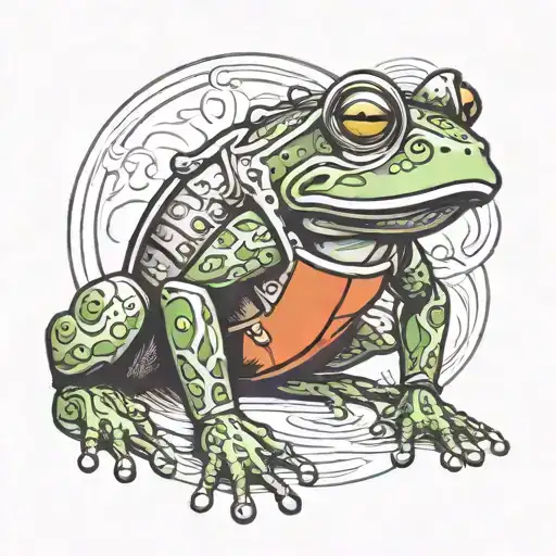 Frog In Suit Of Armor