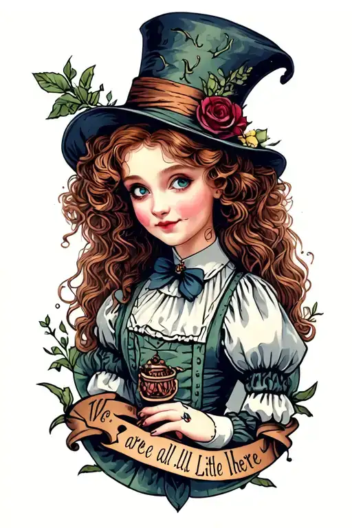 Alice In Wonderland We Are All Little Mad Here