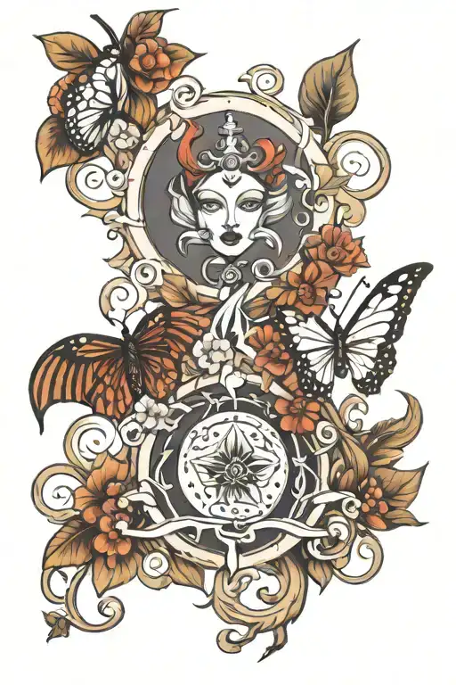 Symbolizes The Family With Three Dates Of Birth