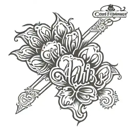 Cat Paw Print With Name Albus