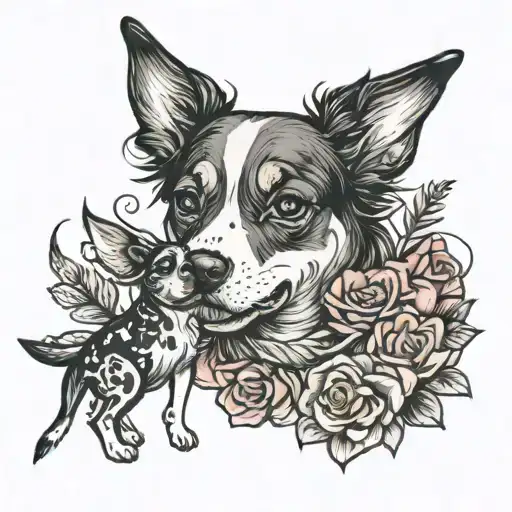 My Dog Playing With My Little Sister