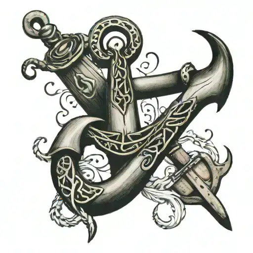 Anchor With The Names Blakely And Jaxton