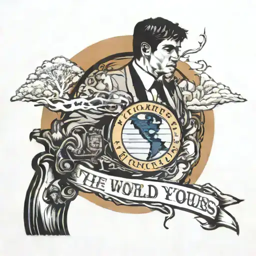 The World Is Yours Scarface With California State
