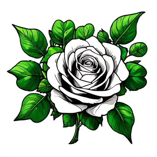 Black Rose Green Clover