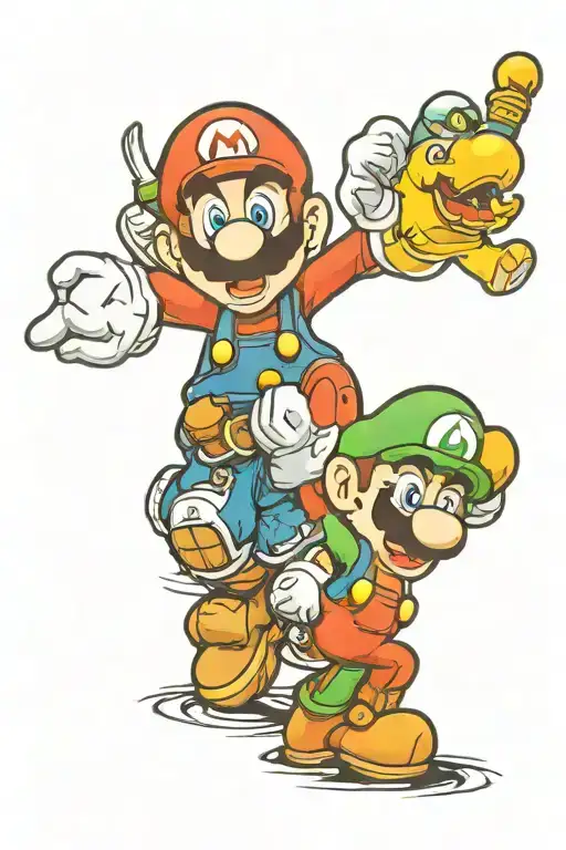 Mario Luigi Matching