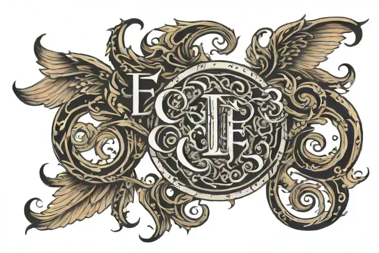 Eden's Gate Symbol With Luke 637 Written Near To It